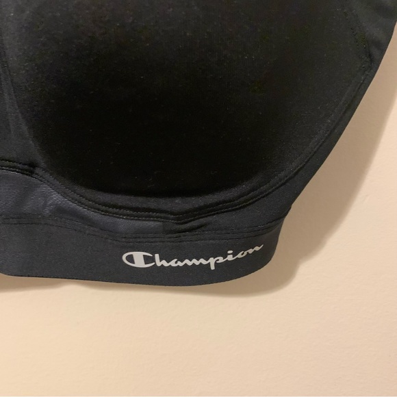 Champion Women’s Black Motion Control Underwire Sports Bra Long Line 38DD XL - Picture 9 of 11